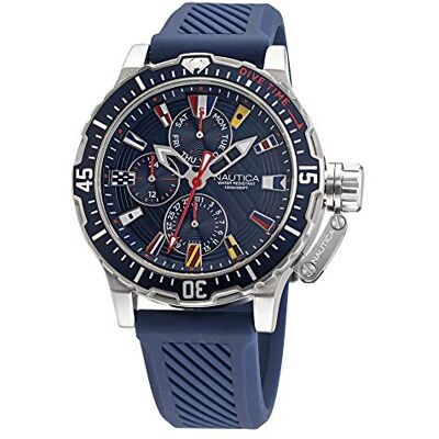 Nautica Montre décontractée NAPGLF008, bleu Nautica Montre décontractée NAPGLF008, bleu