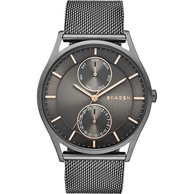 Skagen Holst Watch for Men, Quartz Multifunctional movement with Stainless Steel or Leather strap Skagen Holst Watch for Men, Quartz Multifunctional movement with Stainless Steel or Leather strap