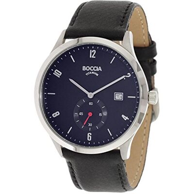 Boccia Homme Digital Quartz Montre avec Bracelet en Cuir 3606-02 Boccia Homme Digital Quartz Montre avec Bracelet en Cuir 3606-02