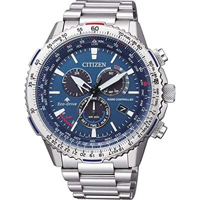 Citizen Montre Homme Chronographe Eco-Drive Promaster Sky, Acier Inoxydable, taille unique, luxe Citizen Montre Homme Chronographe Eco-Drive Promaster Sky, Acier Inoxydable, taille unique, luxe