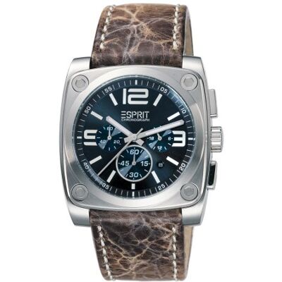ESPRIT 4359755 Montre Homme Quartz Analogique Chronographe Bracelet Cuir Marron ESPRIT 4359755 Montre Homme Quartz Analogique Chronographe Bracelet Cuir Marron