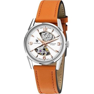 Lip Himalaya 33.5 Sablier Automatique Montre Femme Bracelet Orange 671680 Lip Himalaya 33.5 Sablier Automatique Montre Femme Bracelet Orange 671680