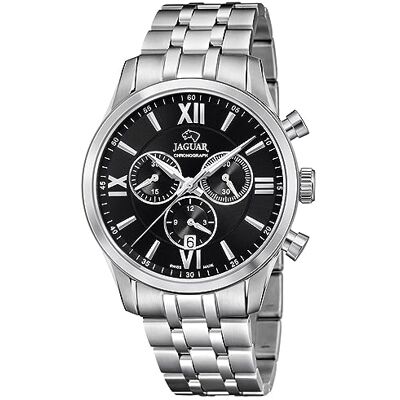 JAGUAR analogique J963/4, Argent, bracelet JAGUAR analogique J963/4, Argent, bracelet