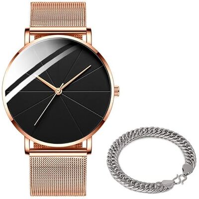 INGRAX Montres 2022 Minimaliste Hommes Mode Montres Simple Hommes Affaires Ultra Mince en Acier Inoxydable Maille Ceinture Montre à Quartz INGRAX Montres 2022 Minimaliste Hommes Mode Montres Simple Hommes Affaires Ultra Mince en Acier Inoxydable Maille Ceinture Montre à Quartz