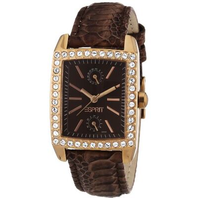 ESPRIT A.ES103062004 Montre Femme Quartz Analogique Bracelet cuir Marron ESPRIT A.ES103062004 Montre Femme Quartz Analogique Bracelet cuir Marron