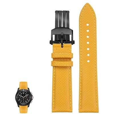 GMJGCIRVC Bracelet de montre pour montre chronographe Breitling Avenger Night Mission B01, 22-20mm, Standard, Standard GMJGCIRVC Bracelet de montre pour montre chronographe Breitling Avenger Night Mission B01, 22-20mm, Standard, Standard