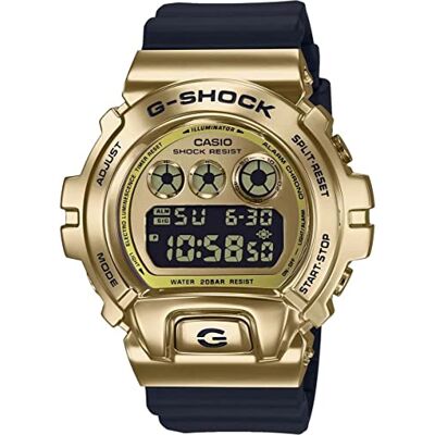 Casio Montre numérique à quartz G-Shock pour homme, noir/or, sport Casio Montre numérique à quartz G-Shock pour homme, noir/or, sport