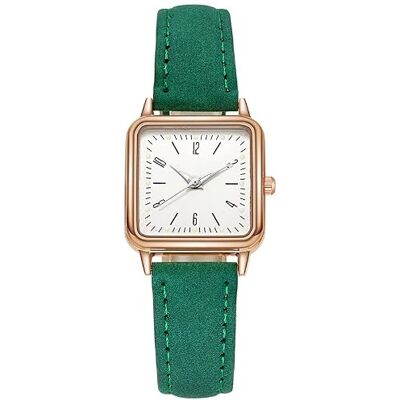 INGRAX Montres Nouvelle Mode Marque de Luxe Dames Lumineux carré décontracté Montre à Quartz Femmes Bracelet en Cuir Robe Montres pour Cadeaux INGRAX Montres Nouvelle Mode Marque de Luxe Dames Lumineux carré décontracté Montre à Quartz Femmes Bracelet en Cuir Robe Montres pour Cadeaux