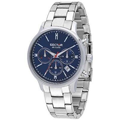 Sector No Limits Sector Montre chronographe Quartz Homme avec bracelet en acier inoxydable R3273693004 Sector No Limits Sector Montre chronographe Quartz Homme avec bracelet en acier inoxydable R3273693004