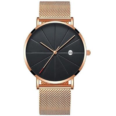 INGRAX Montres Nouveau Luxe Hommes Date Calendrier Montre Affaires décontracté Montres à Quartz Hommes Ultra Mince en Acier Inoxydable Maille Montre Masculino INGRAX Montres Nouveau Luxe Hommes Date Calendrier Montre Affaires décontracté Montres à Quartz Hommes Ultra Mince en Acier Inoxydable Maille Montre Masculino