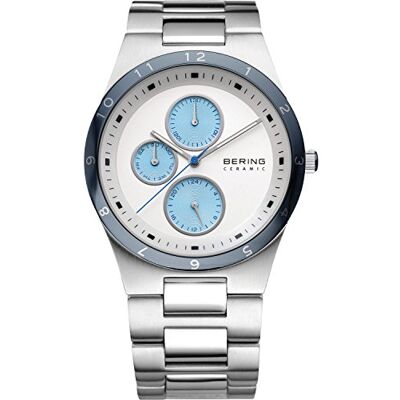 BERING Hommes Analogique Quartz Ceramic Collection Montre avec Bracelet en Acier Inoxydable & Verre Saphir 32339-707 BERING Hommes Analogique Quartz Ceramic Collection Montre avec Bracelet en Acier Inoxydable & Verre Saphir 32339-707