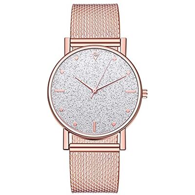 INGRAX Montres Simple Luxe Dames Montre Romantique Ciel Étoilé Cadran Maille Montre Femmes Quartz Montres Femme Bracele Montres INGRAX Montres Simple Luxe Dames Montre Romantique Ciel Étoilé Cadran Maille Montre Femmes Quartz Montres Femme Bracele Montres