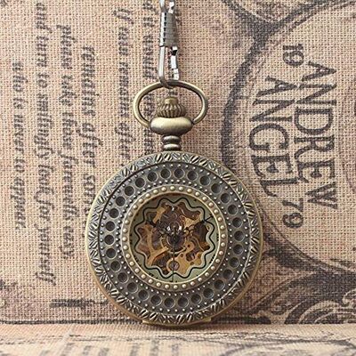 CAFIEDR Montre de poche Do The Old Hollow Véritable Clapet Rétro Sculptée Qualité Homme et Femme Étudiants Chaîne Suspendue Montre Mécanique Semi-Automatique Montre de Poche CAFIEDR Montre de poche Do The Old Hollow Véritable Clapet Rétro Sculptée Qualité Homme et Femme Étudiants Chaîne Suspendue Montre Mécanique Semi-Automatique Montre de Poche
