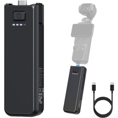 K&F CONCEPT Osmo Pocket 4P/4/3 Poignée de batterie 5500 mAh K&F CONCEPT Osmo Pocket 4P/4/3 Poignée de batterie 5500 mAh