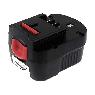 akku-net Batterie NiMH pour perceuse Black & Decker HP126F3K 2000 mAh 12 V akku-net Batterie NiMH pour perceuse Black & Decker HP126F3K 2000 mAh 12 V