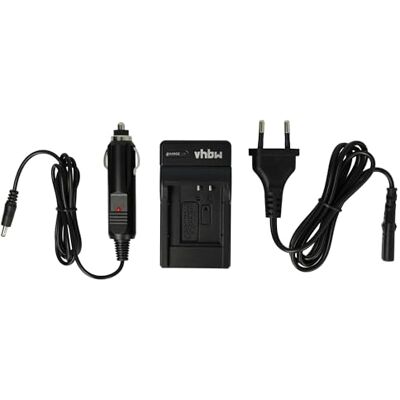 vhbw Chargeur compatible avec Ricoh DB-100 pour appareil photo, caméscope, batterie, station de charge, adaptateur voiture, indicateur de charge, 4,2 V vhbw Chargeur compatible avec Ricoh DB-100 pour appareil photo, caméscope, batterie, station de charge, adaptateur voiture, indicateur de charge, 4,2 V