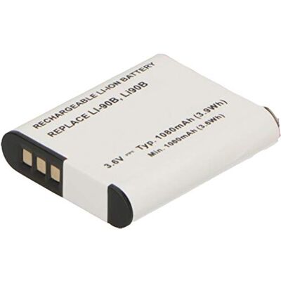 2-Power DBI9981A Batterie pour Olympus Li-90B Noir 2-Power DBI9981A Batterie pour Olympus Li-90B Noir