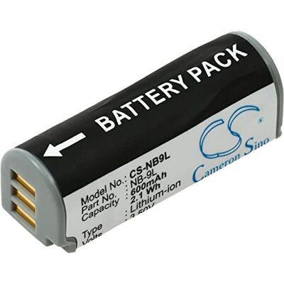 akku-net OTB Batterie pour Canon NB-9L Li-ION Noir akku-net OTB Batterie pour Canon NB-9L Li-ION Noir