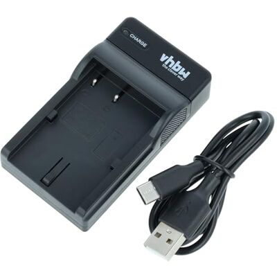 vhbw Chargeur de batterie USB compatible avec Canon ZR série ZR-50MC, ZR-60, ZR-65MC, ZR-70MC, appareil photo numérique, caméscope, batterie d'action cam coque de charge vhbw Chargeur de batterie USB compatible avec Canon ZR série ZR-50MC, ZR-60, ZR-65MC, ZR-70MC, appareil photo numérique, caméscope, batterie d'action cam coque de charge