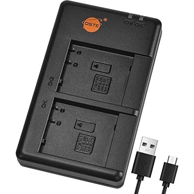 DSTE Fast Charging USB Dual Chargeur Compatible pour Panasonic DMW-BLE9, DMW-BLG10, DMW-BLH7 DSTE Fast Charging USB Dual Chargeur Compatible pour Panasonic DMW-BLE9, DMW-BLG10, DMW-BLH7