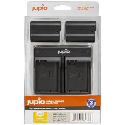 Jupio Kit 2 batteries EL15C + Charg Jupio Kit 2 batteries EL15C + Charg