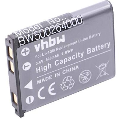 vhbw Batterie pour BENQ AE100, E1030, E1035, E1250, LM100, LT100, P1410, S1410, S1420, S1430, T1460 etc. remplaçant LI40B LI42B vhbw Batterie pour BENQ AE100, E1030, E1035, E1250, LM100, LT100, P1410, S1410, S1420, S1430, T1460 etc. remplaçant LI40B LI42B