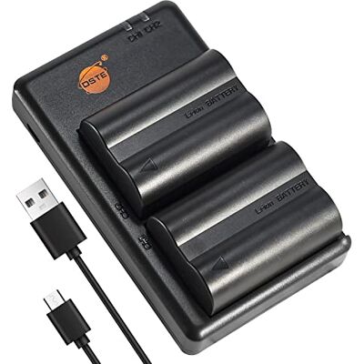 DSTE 2PCS PS-BLM1 BLM-1 BLM1(2100mAh/7.4V) Batterie Chargeur Compatible pour Olympus C-5060,C-7070,C-8080,E-1,E-3,E-30,E-520,EVOLT E-300,EVOLT E-330, EVOLT E-500,EVOLT E-510 Caméra DSTE 2PCS PS-BLM1 BLM-1 BLM1(2100mAh/7.4V) Batterie Chargeur Compatible pour Olympus C-5060,C-7070,C-8080,E-1,E-3,E-30,E-520,EVOLT E-300,EVOLT E-330, EVOLT E-500,EVOLT E-510 Caméra
