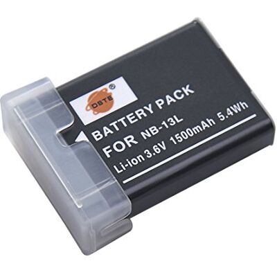 DSTE NB-13L Batterie compatible avec Canon PowerShot G5X, G7X, G9X, SX740 HS, SX720 HS, SX620 HS DSTE NB-13L Batterie compatible avec Canon PowerShot G5X, G7X, G9X, SX740 HS, SX720 HS, SX620 HS