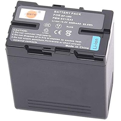 DSTE BP-U60 Batterie Compatible pour Sony PMW-100 PMW-F3 PMW-EX1 PMW-EX3 DSTE BP-U60 Batterie Compatible pour Sony PMW-100 PMW-F3 PMW-EX1 PMW-EX3