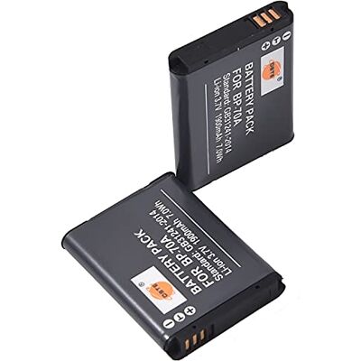 DSTE 2PCS BP-70A BP70A Batterie compatible avec Samsung ST65 ST70 ST72 ST76 ST80 ST90 ST95 ST100 ST700 ST6500 SL50 SL600 SL605 SL630 WB30F WB35F DSTE 2PCS BP-70A BP70A Batterie compatible avec Samsung ST65 ST70 ST72 ST76 ST80 ST90 ST95 ST100 ST700 ST6500 SL50 SL600 SL605 SL630 WB30F WB35F
