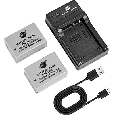 DSTE 2PCS NB-7L NB-7LH Batterie compatible for Canon PowerShot G10, G11, G12, SX30 is DSTE 2PCS NB-7L NB-7LH Batterie compatible for Canon PowerShot G10, G11, G12, SX30 is