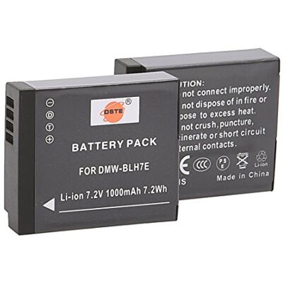 DSTE 2PCS DMW-BLH7 Battery compatible avec Panasonic Lumix DMC-GM1 DMC-GM1D DMC-GM1K DMC-GF7K DSTE 2PCS DMW-BLH7 Battery compatible avec Panasonic Lumix DMC-GM1 DMC-GM1D DMC-GM1K DMC-GF7K