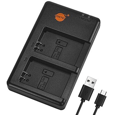 DSTE LC-E12E Batterie USB Dual Quick Chargeur pour LP-E12, Canon EOS M, M2, M10, EOS 100D, Rebel SL1, Kiss X7, M50, M100, M200, Kiss M, PowerShot SX70 DSTE LC-E12E Batterie USB Dual Quick Chargeur pour LP-E12, Canon EOS M, M2, M10, EOS 100D, Rebel SL1, Kiss X7, M50, M100, M200, Kiss M, PowerShot SX70