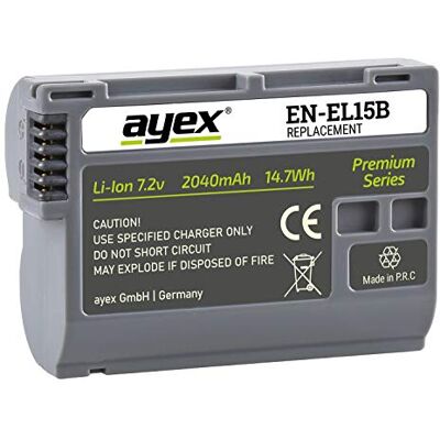 ayex EN-EL15 Li-ION accu pour Nikon ayex EN-EL15 Li-ION accu pour Nikon