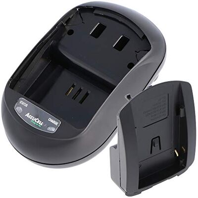 AccuCell Chargeur rapide compatible avec Canon BP-911, BP-914, BP-915, BP-924 et toutes les batteries similaires AccuCell Chargeur rapide compatible avec Canon BP-911, BP-914, BP-915, BP-924 et toutes les batteries similaires