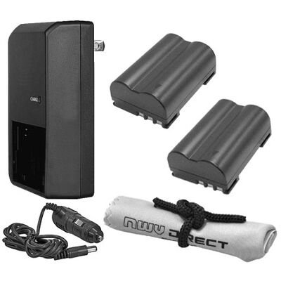 Digital Nc Olympus Evolt E-500 Lot de 2 batteries intelligentes + chargeur de voyage AC/DC + chiffon de nettoyage en microfibre Nwv Direct. Digital Nc Olympus Evolt E-500 Lot de 2 batteries intelligentes + chargeur de voyage AC/DC + chiffon de nettoyage en microfibre Nwv Direct.