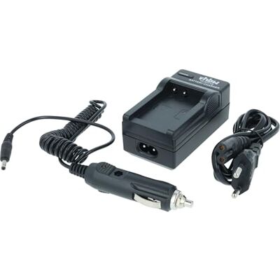 vhbw Chargeur compatible avec Canon EOS 800D, 850D, Kiss X10, Kiss X8i Station de charge + adaptateur voiture vhbw Chargeur compatible avec Canon EOS 800D, 850D, Kiss X10, Kiss X8i Station de charge + adaptateur voiture
