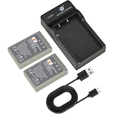 DSTE 2PCS BLS-1 PS-BLS1 Batterie et Chargeur pour Olympus E-420, E-450, E-600, E-620, E-P1, E-P2, E-P3, E-PL1, E-PL3, E-PM1 DSTE 2PCS BLS-1 PS-BLS1 Batterie et Chargeur pour Olympus E-420, E-450, E-600, E-620, E-P1, E-P2, E-P3, E-PL1, E-PL3, E-PM1