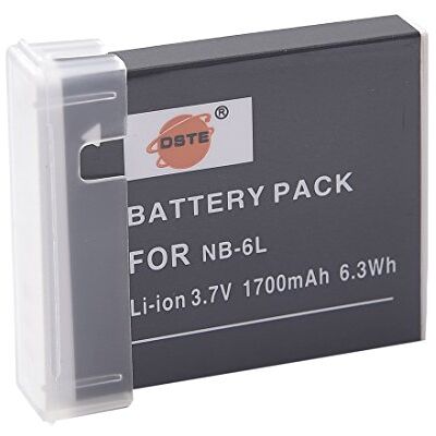DSTE NB-6L NB-6LH Batterie Compatible pour Canon SX240, SX260, SX270, SX280, SX500 DSTE NB-6L NB-6LH Batterie Compatible pour Canon SX240, SX260, SX270, SX280, SX500