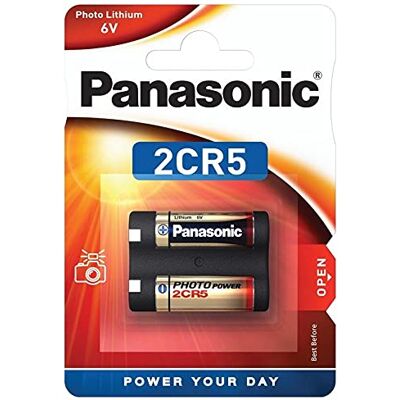 Panasonic 2cr5 2cr5m dl245 6v Photo Batterie Lithium de l'appareil Photo Panasonic 2cr5 2cr5m dl245 6v Photo Batterie Lithium de l'appareil Photo