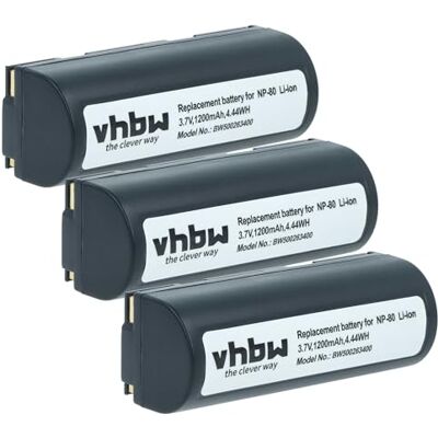 vhbw Batterie pour Appareil Photo Fujifilm - 3x Haute Capacité Li-Ion vhbw Batterie pour Appareil Photo Fujifilm - 3x Haute Capacité Li-Ion
