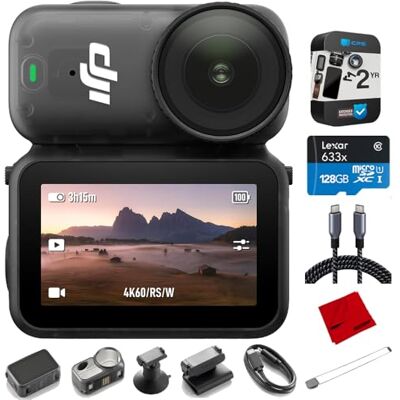 DJI Osmo Nano Vlogging Camera Standard Combo (128 Go) Ensemble avec carte mémoire Lexar 633x SDXC 128 Go + câble USB-C vers USB-C tressé Deco Essentials de 1,8 m + pack de protection de 2 ans DJI Osmo Nano Vlogging Camera Standard Combo (128 Go) Ensemble avec carte mémoire Lexar 633x SDXC 128 Go + câble USB-C vers USB-C tressé Deco Essentials de 1,8 m + pack de protection de 2 ans