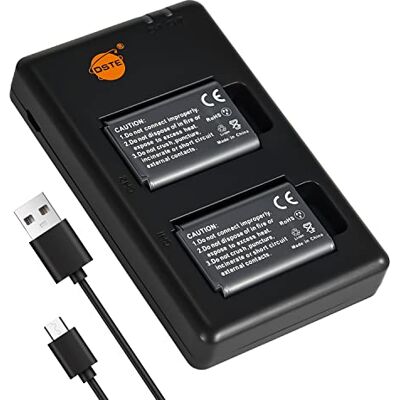 DSTE 2PCS NP-BX1 Batterie & Chargeur Compatible pour Sony ZV-1, DSC-RX100 II, DSC-RX100 III, DSC-RX100 IV DSTE 2PCS NP-BX1 Batterie & Chargeur Compatible pour Sony ZV-1, DSC-RX100 II, DSC-RX100 III, DSC-RX100 IV