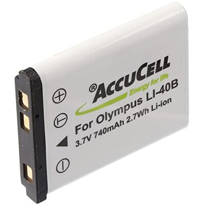 AccuCell Batterie compatible avec la batterie Fuji Fujifilm NP-45, Sony NP-45A AccuCell Batterie compatible avec la batterie Fuji Fujifilm NP-45, Sony NP-45A