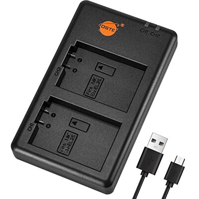 DSTE Fast Charging USB Dual Batterie Chargeur Compatible pour Nikon EN-EL25 DSTE Fast Charging USB Dual Batterie Chargeur Compatible pour Nikon EN-EL25