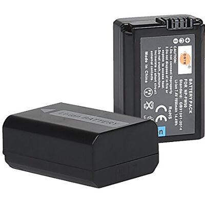 DSTE 2PCS NP-FW50 Batterie compatible avec Sony Alpha 7, Alpha 7R, Alpha 7S, a3000, a5000, a6000, DSC-RX10, NEX-3, NEX-5, NEX-6, NEX-7 DSTE 2PCS NP-FW50 Batterie compatible avec Sony Alpha 7, Alpha 7R, Alpha 7S, a3000, a5000, a6000, DSC-RX10, NEX-3, NEX-5, NEX-6, NEX-7