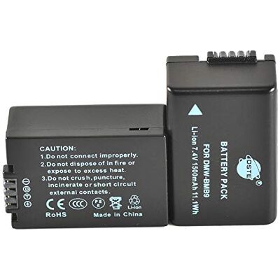 DSTE 2PCS DMW-BMB9 DMW-BMB9E Batterie pour Panasonic Lumix DMC-FZ40 DMC-FZ45 DMC-FZ47 DMC-FZ48 DMC-FZ60 DMC-FZ62 DMC-FZ70 DMC-FZ72 DMC-FZ100 DMC-FZ150 DSTE 2PCS DMW-BMB9 DMW-BMB9E Batterie pour Panasonic Lumix DMC-FZ40 DMC-FZ45 DMC-FZ47 DMC-FZ48 DMC-FZ60 DMC-FZ62 DMC-FZ70 DMC-FZ72 DMC-FZ100 DMC-FZ150