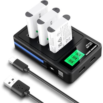 NEEWER Basics PCS de 3 Batteries de Rechange NP-BX1 avec Triple Chargeur USB,Alimentation de Secours Camera 1090 mAh pour Sony ZV1 ZV-1 II Cybershot RX100 RX100II RX100M II HDR-AS15 HDR-AS30 NEEWER Basics PCS de 3 Batteries de Rechange NP-BX1 avec Triple Chargeur USB,Alimentation de Secours Camera 1090 mAh pour Sony ZV1 ZV-1 II Cybershot RX100 RX100II RX100M II HDR-AS15 HDR-AS30