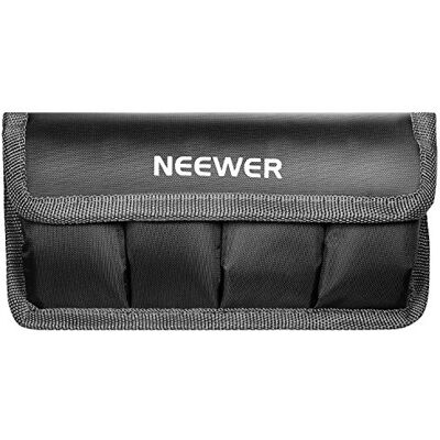 NEEWER Sac/support/étui pour batterie DSLR pour batterie AA et lp-e6/lp-e8/lp-e10/lp-e12/en-el14/en-el15/fw50/f550 et plus, adapté à la batterie de Nikon D800, Canon 5D MKIII, Sony A77 NEEWER Sac/support/étui pour batterie DSLR pour batterie AA et lp-e6/lp-e8/lp-e10/lp-e12/en-el14/en-el15/fw50/f550 et plus, adapté à la batterie de Nikon D800, Canon 5D MKIII, Sony A77