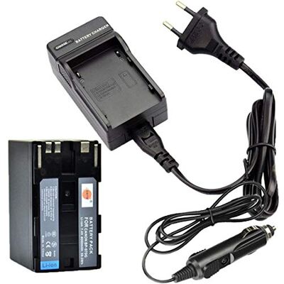 DSTE BP-970G BP-975 Batterie + Chargeur Compatible avec Canon XLH1, XHG1, XHA1, XL2, XM2, XH G1S, XH A1S, XL H1A, XF305, XF300, XF105, XF100 DSTE BP-970G BP-975 Batterie + Chargeur Compatible avec Canon XLH1, XHG1, XHA1, XL2, XM2, XH G1S, XH A1S, XL H1A, XF305, XF300, XF105, XF100